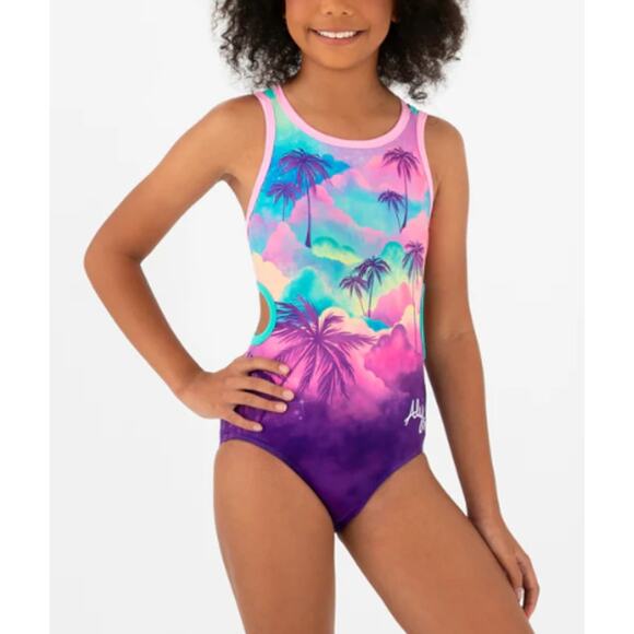 Sylvia P Girls Up In The Clouds Leotard Size 6 - Picture 1 of 9